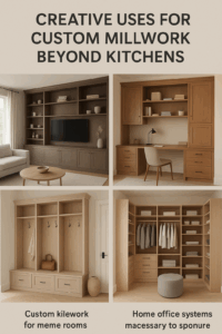 Creative Uses for Custom Millwork Beyond Kitchens